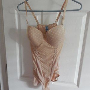 Heavenly Shapewear 1 piece Nude fit 1X C cup